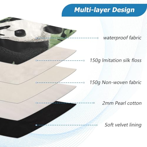 Fundas para laptops Panda y Bamboo 13-14 pulgadas impermeable miniatura 4
