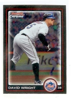 David Wright 2010 Topps Bowman Chrome Mets Card #92
