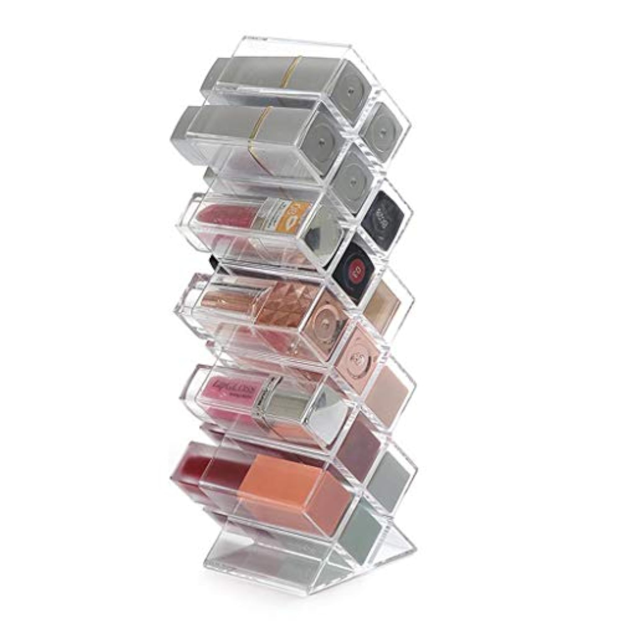 2x16 Grid Makeup Display Lipstick Stand Case