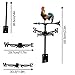 Colorful Rooster Weather Vane Spinner Wind Direction Farm Scene Stake Metal Outdoor Peacock Weathervane Ornament for Garden Yard Decoration (Eagle)