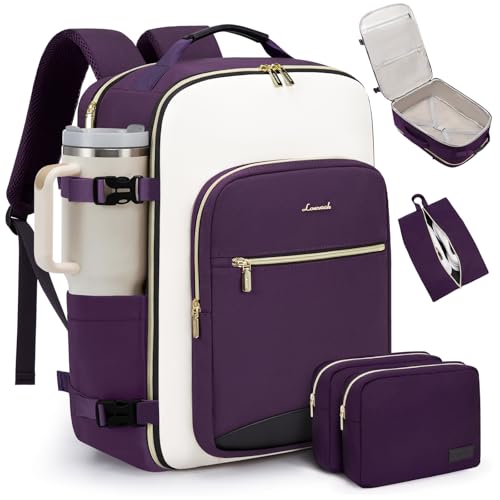 LOVEVOOK 40L Travel Backpack for Women & Men, Airline Approved