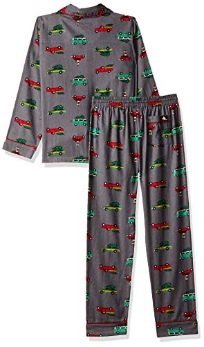 Image of The Orignal Cherry Crumble California Unisex Cherry Crumble Boy's Cotton Tribal Nightsuit Pack of 2 (Ws-Nsuit-3347 Grey 18 Months-24 Months)