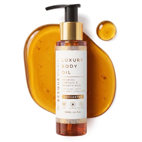 Image of Besque Unscented Magic Body Oil - Hydrating Body Oils for Women - 3.4 FL OZ