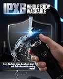 Electric Razor for Men, 2025 Magnetic Electric Shaver Razor, 3 in 1 Cordless Beard Trimmer 4D Rotary Shaver, IPX6 Waterproof & LED Display, Wet/Dry Use, USB Charging, Men's Ideal Gifts for Christmas - Image 4