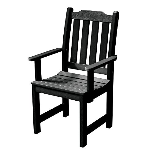 Highwood Lehigh Dining Armchair, Black #TOP8