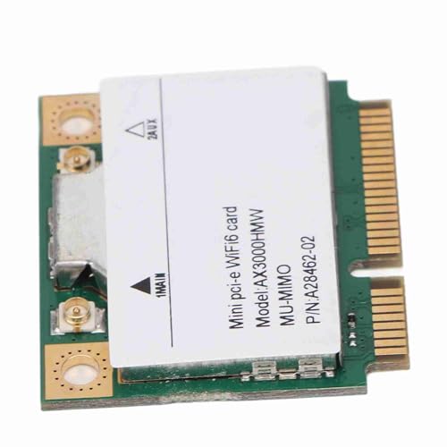 Tarjeta de Red Inalámbrica PCIe 3000 Mbit/s Doble Banda 2.4 GHz y 5 GHz miniatura 3