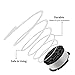 String Trimmer Line for Black and Decker Trimmer/Edger, AF-100, 6 Spools , 1 Cap , 1 Spring
