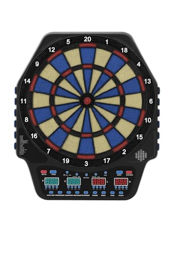 Crane Elektronische Dartscheibe Set für Maximal 16 Spieler mit 27 Spiele und vielen Variationen...