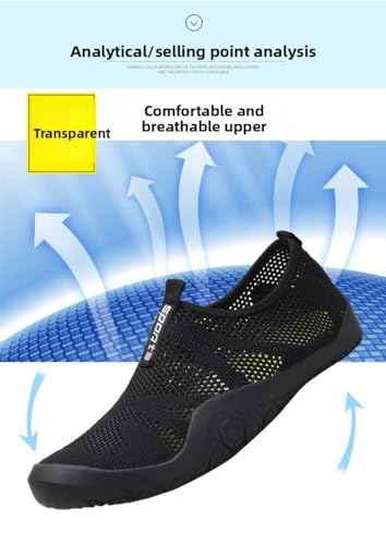 Sim Racing Shoes for Men Home Gaming Cockpits Karting - Enhanced Grip Sock Slippers Slip On Barefoot Driving Shoes Breathable Lightweight Comfort Wear Grippy No-Slip Sole for Advanced Petal Control3