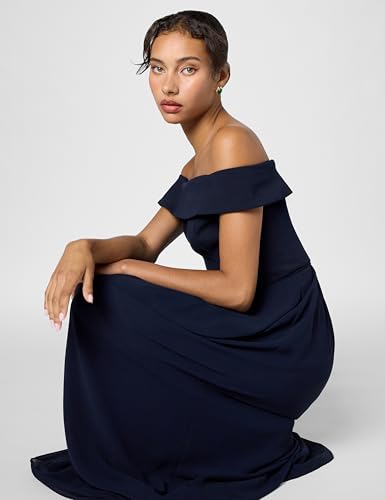 Image of Adrianna Papell Womens Crepe Chiffon Gown