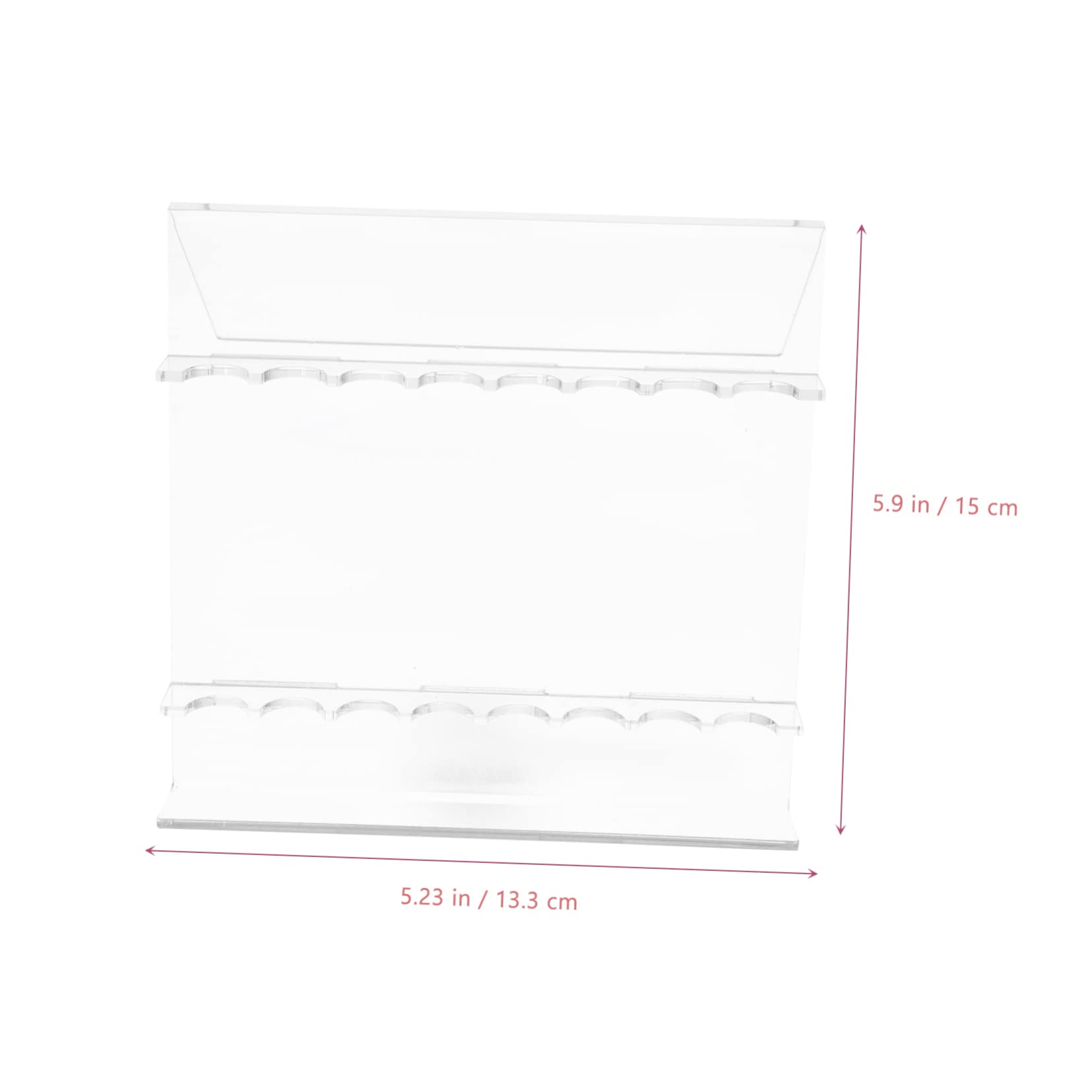 NUOBESTY 3 Pièces Présentoir Porte-stylos Pot à Crayons Stylo Plume Support De Brosse à Ongles Organisateur De Pinceaux De Maquillage Porte-stylo De Bureau Acrylique Transparent