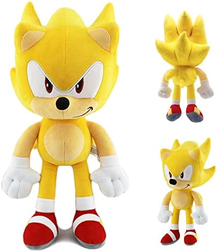 ODAPTO Classic Hedgehog Plush Toy 12" The Hedgehog Toy Plush Figure Classic Hedgehog Plush Doll for Boys Girls Best Gift Graduation Gifts(Super)