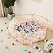 Trendplay Pop Up Ball Pit - Perfect for Toddlers, Kids, Pets and Babies to Enjoy at Home, School, or on The Go! Made of Soft Polyester for Durability and Safety, Sun Pattern