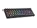 Produktbild Geeky GK65 65% | Hot Swappable Mechanische Gaming-Tastatur | 68 Tasten Multi Color RGB LED Hintergrundbeleuchtung für PC/Mac Gamer| ANSI US Amerikanisches Layout (Schwarz, Mechanical Black)