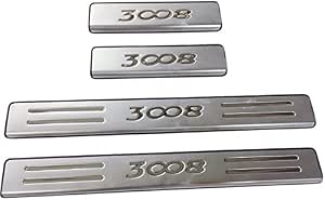 Soglie Porte In Acciaio Inox Per VW T5 E T6 – Set Da 3 Battitacco Lucidi Con Piegatura