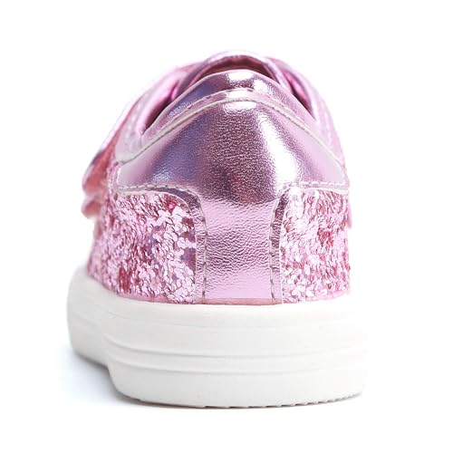 Felix & Flora Bear Mall Toddler/Little Kid Girls Running Shoes Sports Sneakers Princess Casual Glitter Shoes&pound;&uml;7 M US Toddler, Giltter Pink&pound;&copy;