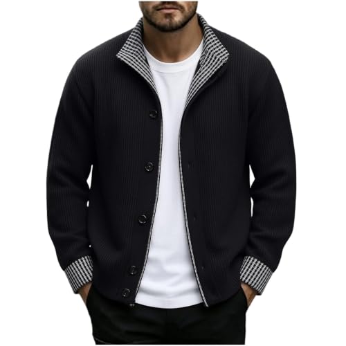 Chaqueta de punto gofre de hombre para tus escapadas de otoño