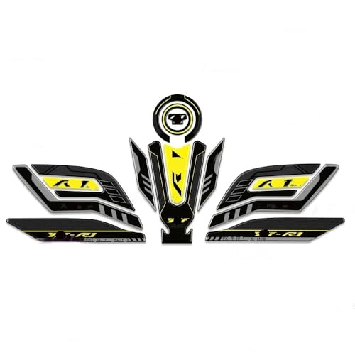 Autocollant de protection réservoir en résine premium pour moto R1 R1M