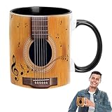 Expérience agréable : avec notre tasse à café musicale, vous pouvez avoir plus de vos boissons préférées avec style. Il a un grand diamètre et une grande capacité qui peut contenir 350 ml de café, thé, lait, et plus encore. Le diamètre de 8 cm vous permet de boire en toute simplicité. Et la poignée lisse offre un maintien sûr.