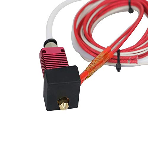 Lysee 3D Printer Parts & Accessories - MK6 Head Kit 3D Printer Head Kit Brass 230 Centigrade Nozzle VDX99 - (Color: Red)