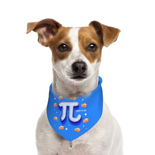 Bufanda para perros divertida día Pi matemática 3.14 miniatura 2