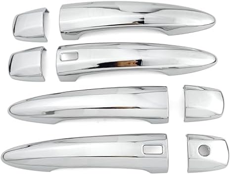 Chrome Exterior Door Handle Cover Trim for Nissan Altima Sentra 2020-2025 X-Trail T33 Rogue 2021-2024 Qashqai Accessories Decor with Smart Key Holes