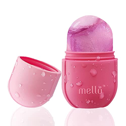 Image of MELLO Ice Roller for Face, Ice Roller for Face Massager, Face Ice Roller to Enhance Skin Glow, Shrink & Tighten Pores, Reusable Facial Ice Roller(Pink)