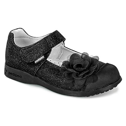 Pediped Baby-Girl's Flex Estella Mary Jane Flat, Black, 24 E Eu Toddler (7.5-8 Us) #TOP7