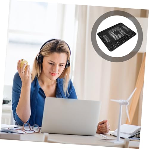 Base de refrigeración para laptop con ventilador silencioso y luz LED miniatura 6