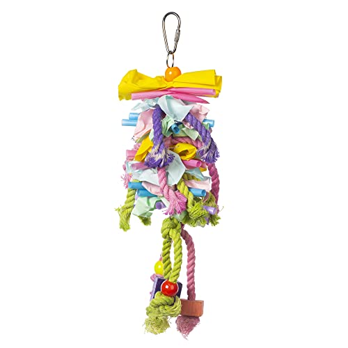 Image of Prevue Pet Products Preen & Pacify Calypso Creations Short Stack Bird Toy 62605