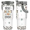 Aunt gifts gifts for aunt from niece nephew mother day birthday gift for aunt new aunt aunties tumbler 30oz tumbler aunt 30oz  urban country home decor