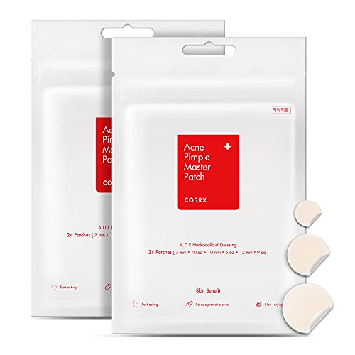 COSRX Acne Pimple Master Patch 48 Patches (2 Packs of 24 Patches)