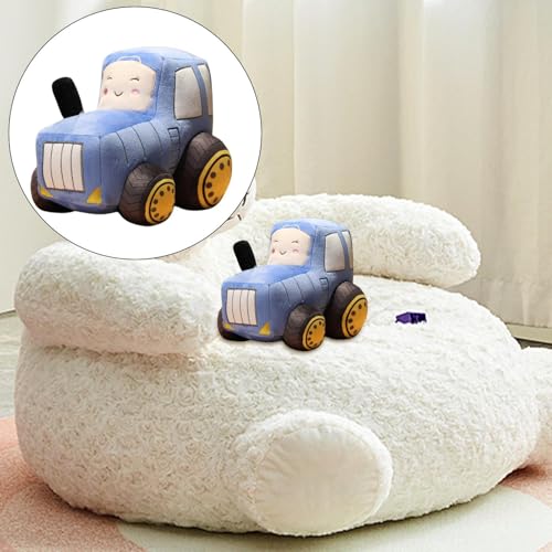 Jouet tracteur mignon doudou peluche oreiller de canapé enfant - 3