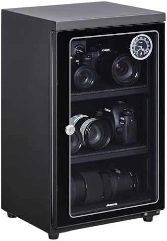ハクバ HAKUBA 防湿庫 E-ドライボックス 60L カビ対策 自動除湿 静音 電子制御式 メーカー3年保証 トレカ ポケカ の保管にも KED-60AZ