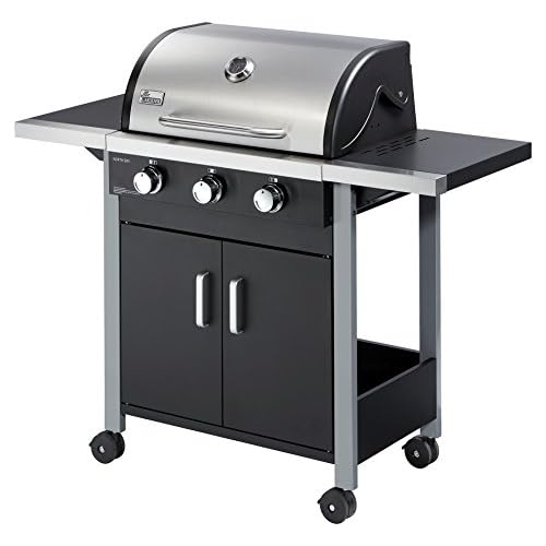 Mr. Gardener Gasgrill North Bay, 3 Edelstahlbrenner + Unterschrank, Grill, BBQ