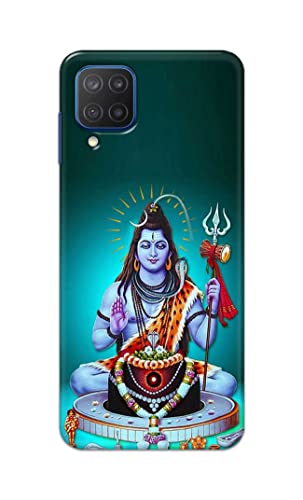 Image of Printed Hard Back Cover Case for Samsung Galaxy M12 Back Cover (Lord Shiva) -1803
