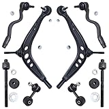 Detroit Axle - Front End 8pc Suspension Kit BMW 318i 318is 318ti 323i 323is 325i 325is 328i 328is Z3, 2 Lower Control Arms w/Ball Joints 4 Tie Rod Ends 2 Sway Bar Links Replacement