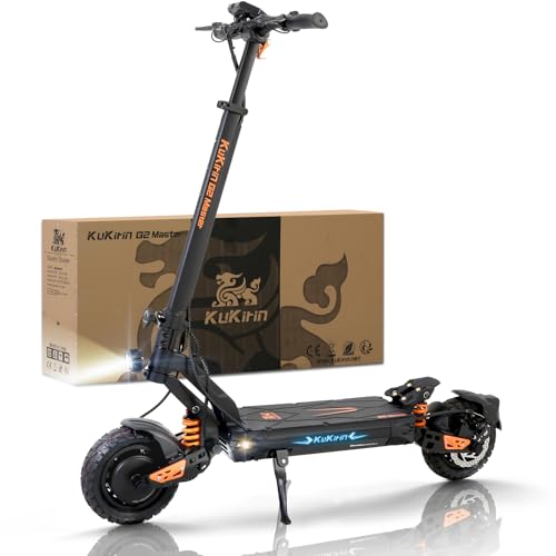 Kukirin G2 Master Patinete Electrico Adultos,Electric Scooter,Patin Electrico Todoterreno Potente,Potencia máxima de 1000 W,Batería 20Ah,Autonomía 70 Km,Ruedas de 10 Pulgadas