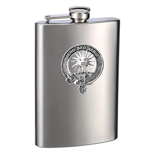 Kerr Scottish Clan Stainless Steel 8oz Flask