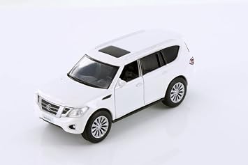 Nissan Patrol Y62, White TM15213W - 1/36 Scale Diecast Model Toy Car