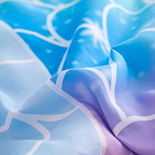 Egchescebo Kids Bedding Comforter Set Twin Size Sets For Girls 3D Mermaid Pattern Ultra Soft And Breathable 100% Microfiber Breathable Warmth Down Quilt Sets Pink Twin Size(68"X86") #TOP6