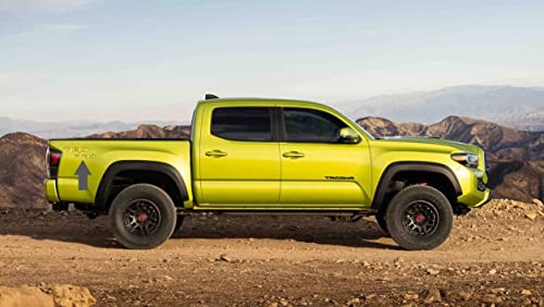 Image of Genuine Toyota 2022 & Newer Tacoma TRD PRO Black & Red Bedside Letter Inserts