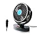 Enerfero mini ventilador auto 12V,ventilador de Escritorio USB,ventilador silencioso,vendilador para coches,camiones, furgonetas,Escritorio Oficina (MECHERO)