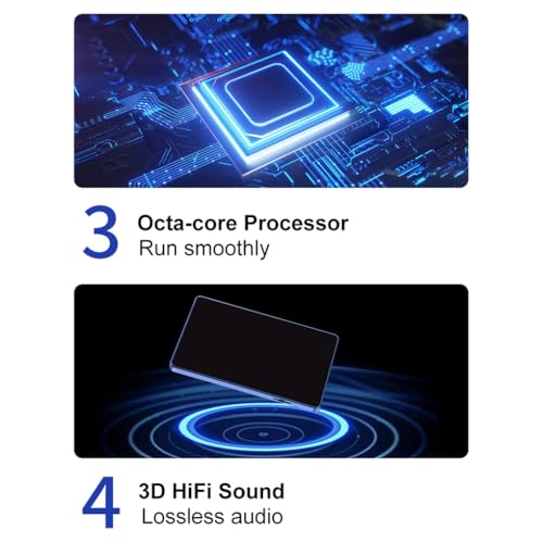 QUXVUIS Smooth OS CPU RAM 16GB 0 Ampliable a Mp3 con Capacidad de Almacenamiento de Memoria 128GB Gratis Reproductor MP3 Bluetooth - imagen 7