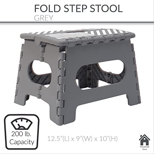 Folding Step Stool-Lightweight, Sturdy And Safe, Carrying Handle, Easy To Open, For Kitchen, Bathroom, Bedroom, Kids Or Adults #TOP1
