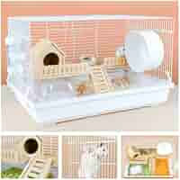 【★K's Shop出品★】ハムスターケージ Mサイズ 2台 上蓋 金網 ☆K's Shop様専用出品☆】ハムスターケージ Mサイズ 2台 上蓋 金網