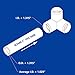 letsFix 3-Way 1 inch PVC Fitting, PVC Elbow Fittings PVC Pipe Connectors - Build Heavy Duty Furniture Grade for 1 inch PVC Pipe, White [Pack of 4]