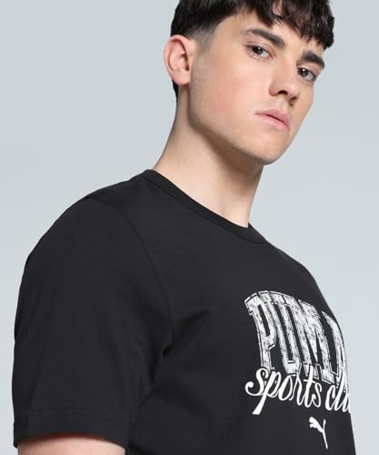 Puma Unisex Puma Class Graphic Tee T-Shirts, Puma Black, – Ansicht 3
