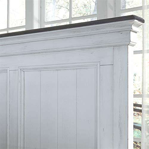 Liberty Furniture Allyson Park White King Panel Headboard #TOP1