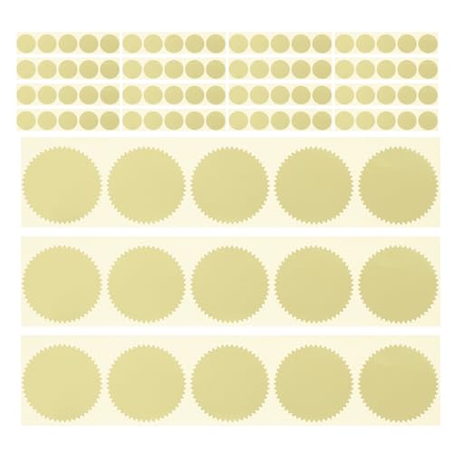 Imagen de ULTECHNOVO Etiquetas Adhesivas Redondas 50x50 Mm Doradas